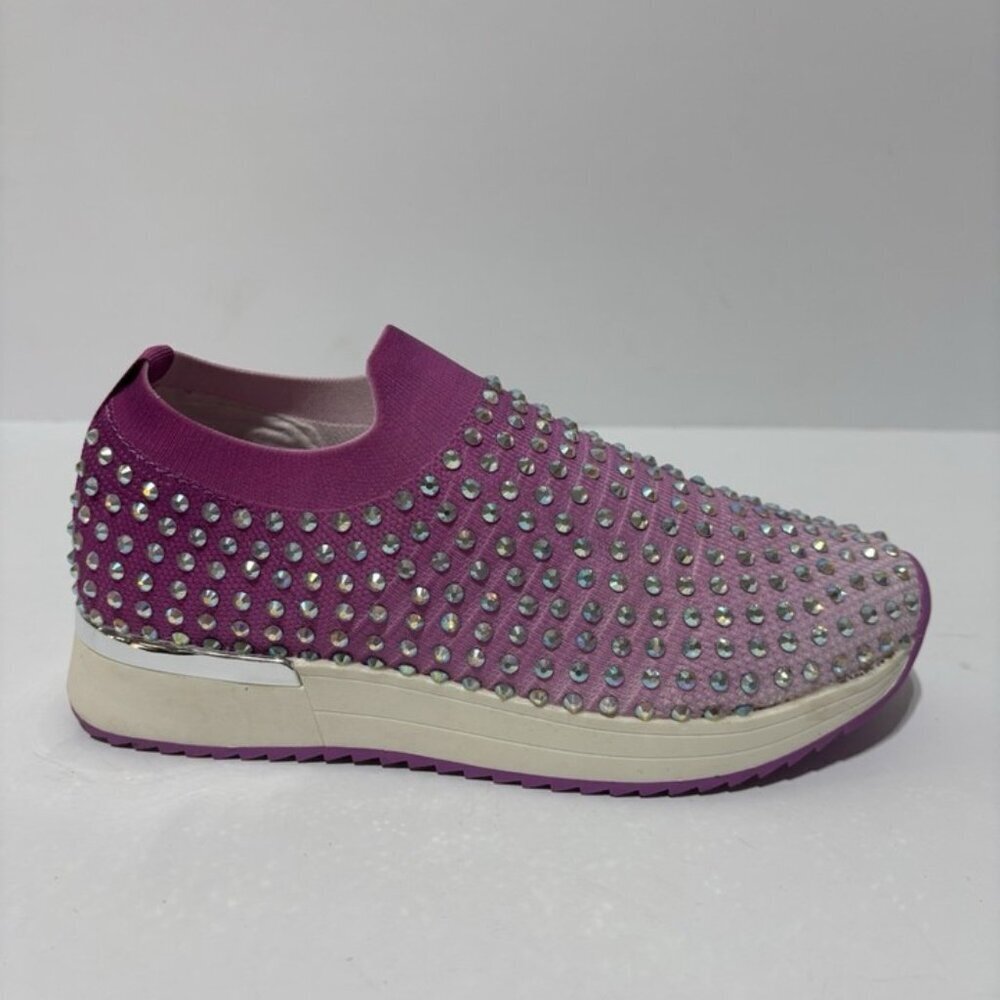 Kenneth Cole Reaction Women’s Cameron Jewel Jogger Slip-On Sneakers, Size 5.5 M
